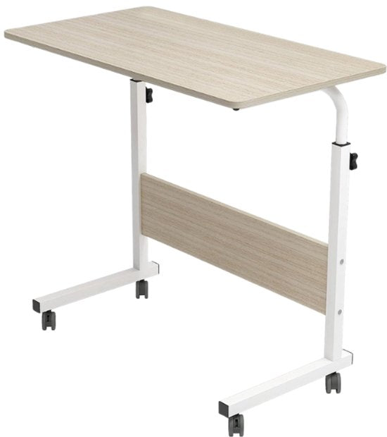 Laptoptafel op Wielen - In Hoogte Verstelbaar