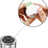 Handdoekhaakje - 2 stuks - 4,3 cm x 4,3 cm - Zilver - Geschikt voor keuken, toilet en badkamer