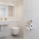 4bathroomz® Oslo toiletrolhouder met klep - WC rolhouder