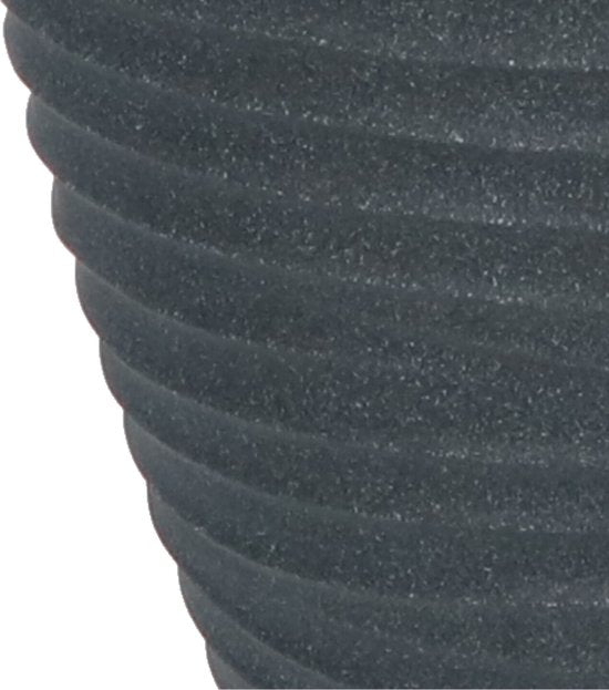 Plantenbak/Bloembak Hoog Rond 40 cm met Ribbels