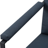 Zitbank voor 2 Personen - Blauw - 125 x 80 x 77 cm - Loveseat - Stijlvol en Comfortabel voor Elk Interieur