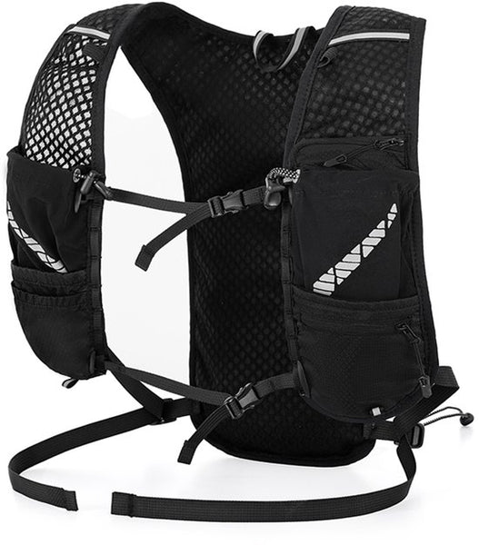 Hardlooprugzak 10L – Lichtgewicht Hydratatievest voor Hardlopen & Trailrunning – Ademend Running Vest met Opbergvakken en Reflectie