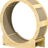 4goodz Kattenloopwiel 91 cm met rem en krabplank, kattenloopwiel