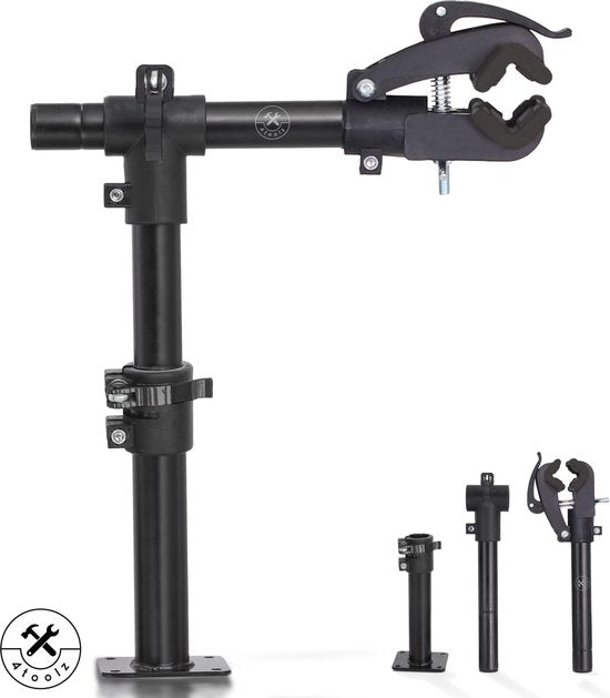 4toolz® Fiets Reparatie Beugel voor wand of werkbank - fiets montagestandaard 360⁰ Verstelbaar