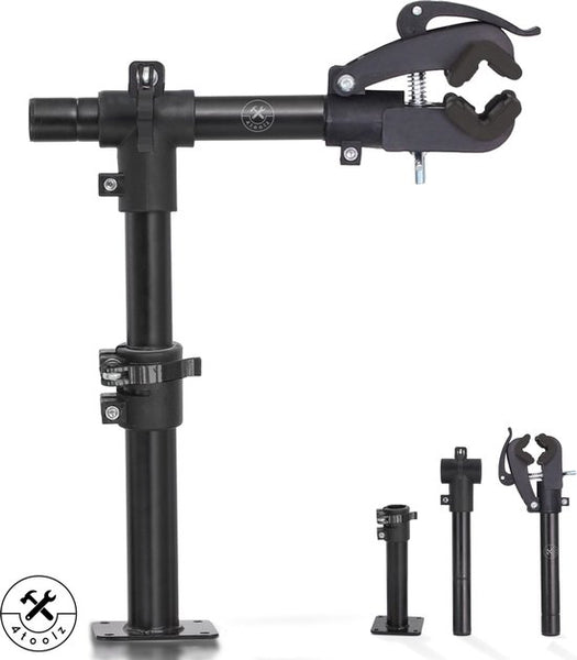 4toolz® Fiets Reparatie Beugel voor wand of werkbank - fiets montagestandaard 360⁰ Verstelbaar