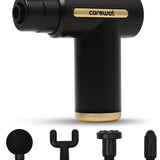 Carewat Massage Gun – Spiermassage Apparaat met 4 Opzetstukken – Draadloos – Stil – Oplaadbaar via USB-C – Spierontspanner voor Nek, Rug en Benen