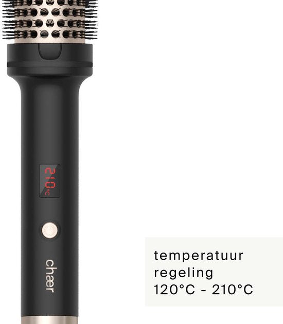 chaer Thermal Brush 38 mm Keramische Warmteborstel - Fohnborstel - Krulborstel en Stijlborstel - Haarclips