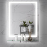 Badkamerspiegel 50x70 cm met Verlichting en Planchet