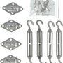 4gardenz® RVS Schaduwdoek/zonnedoek Montage set 6 mm