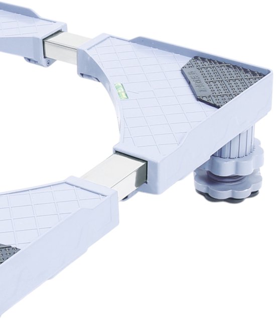 Verstelbare Wasmachine Verhoger – Stabiele en Universele Ondersteuning voor Wasmachines & Drogers – Verhoogt tot 11 cm – Antislip & Geluiddempend