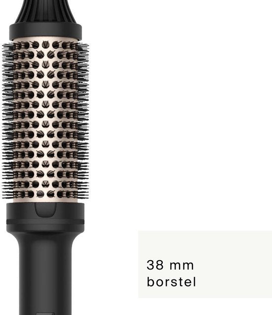 chaer Thermal Brush 38 mm Keramische Warmteborstel - Fohnborstel - Krulborstel en Stijlborstel - Haarclips