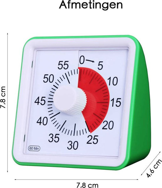Leerklok voor Kinderen - Timer voor Kinderen - Timer Klok - Klok - Klok