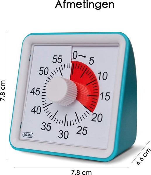 Leerklok voor Kinderen - Timer voor Kinderen - Timer Klok - Klok - Klok
