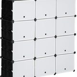 4goodz Schoenenkast Opbergbox met 12 Kubussen - Schoenenrek 850-169WT