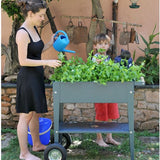 Herstera Garden® Plantenbak Barcelona HG08933901 - Verhoogde Moestuin - Antraciet