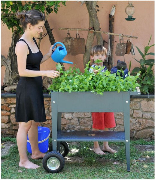 Herstera Garden® Plantenbak Barcelona HG08933901 - Verhoogde Moestuin - Antraciet