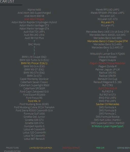 Project Cars - Windows
