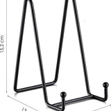 Bordenstandaard - Zwart - 2 Stuks - Bordenrek - Bordenstandaard voor Sierborden - Borden Display Standaard