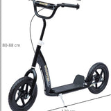 Scooter Step hoogteverstelbaar 12 inch - Zwart