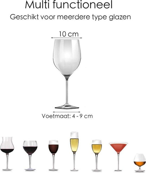 Ophangrek Wijnglazen - glazen - Wijnglazenhouder