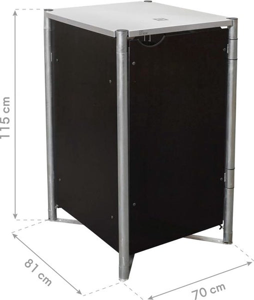 Hide® Containerombouw 1 afvalcontainer Zwart HD12401 - Kliko ombouw
