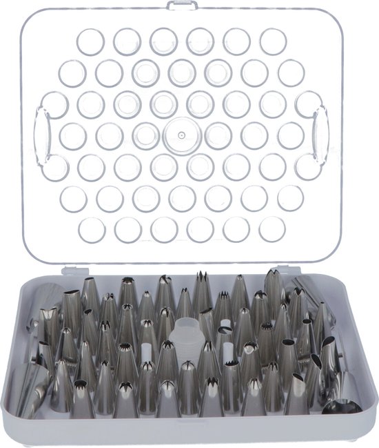 Kleine Spuitmondjes Set 55-delig – Voor Spuitzak – Taart & Cupcake Decoratie