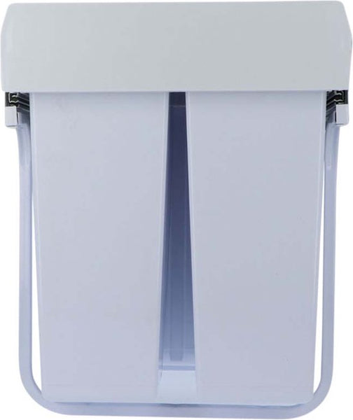 4cookz® Inbouw Prullenbak Afvalscheiding 26 cm breed - 30 liter - Wit