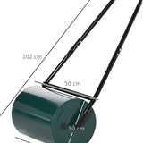 4goodz Gazonroller Tuinwals 32 cm Diameter 38 L Water/Zand Vulling