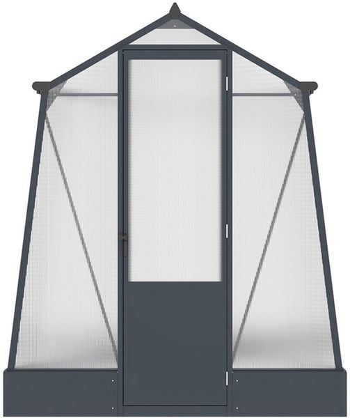 Westmann Aurora 68 - TuinKas met fundering - Antraciet 248x188 cm