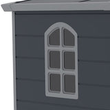 Westmann Kunststof Aanbouw Tuinschuur Hortus L -248x134x194cm - Grijs