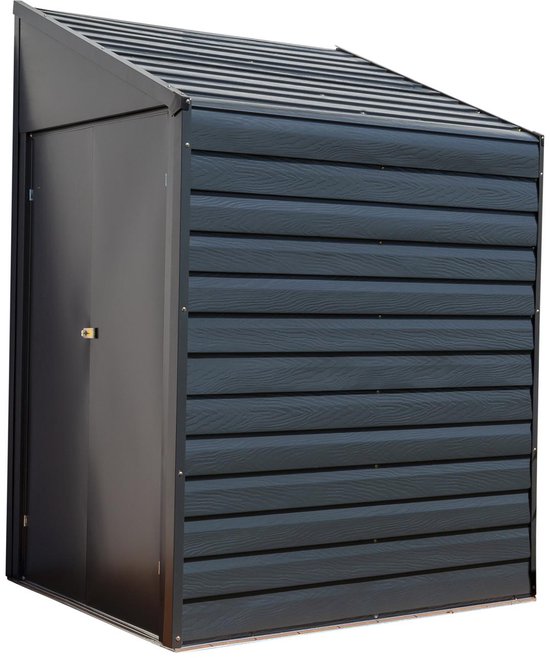 Spacemaker Yardsaver Metalen Gereedschapsschuur Aanbouw - 124x203x208 cm