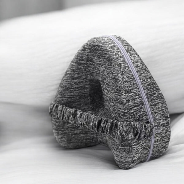 Kniekussen voor in Bed - Grijs - Orthopedisch Kniekussen - Beenkussen - Zijslaapkussen - Zijslaap Kussen Voor In Bed - Heupklachten
