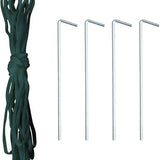 4goodz Tunnelserre Kweekkas 395x195x190 cm - Gaasplastic met Raam
