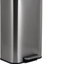 Luzzo® Nevada Pedaalemmer 30 liter - Prullenbak Mat RVS