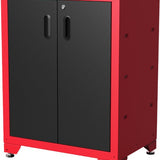 Feistos Gereedschapswand Hoog Juno 2- 46x198x198 cm - Zwart/Rood