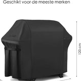 Barbecue Hoes - Waterproof - Verstelbaar - 152x76x120cm - Zwart - BBQ hoes