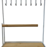 Sieradenrekje - Wit - Oorbellenrekje - Oorbellenhouder - Oorbellen Display - Oorbellenrekje - Sieradenrek - Sieraden Organizer