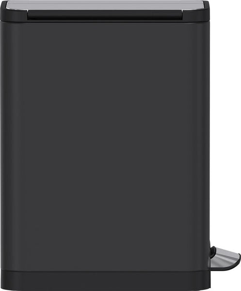 Luzzo® Pedaalemmer California 30L – Mat Zwart – Hygiënisch & Smal