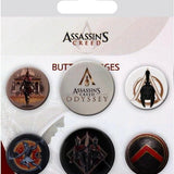 Assassin's Creed Button Badges - 6 stuks