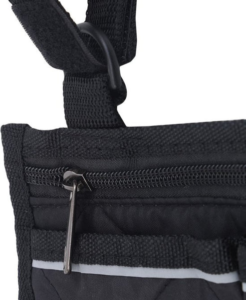 Rolstoeltas - Zwart - Armleuning Rolstoeltas - Waterafstotende Opbergtas voor Rolstoel - Rolstoel Organizer