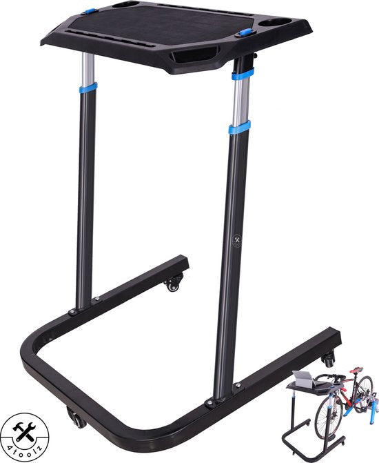 4toolz® Fietstrainer Tafel - Laptop tafel voor fietstrainer - Stabureau In hoogte verstelbaar