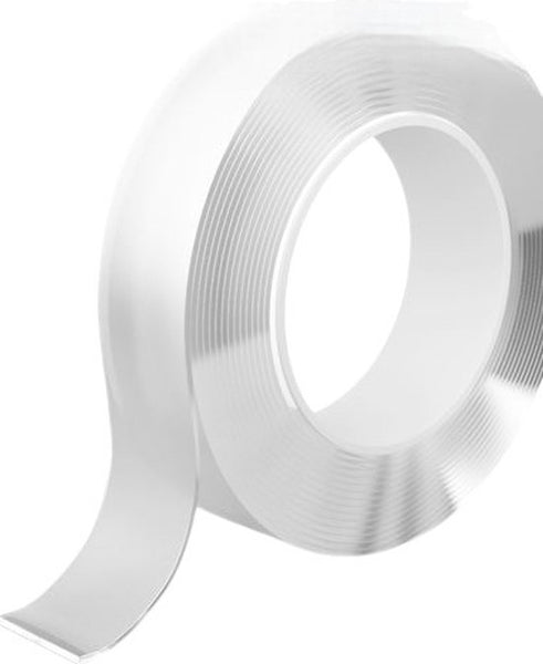 Dubbelzijdig Tape Extra Sterk - 300 cm x 25 mm x 2 mm - Transparant - Zelfklevende Tape - Rol Huishoudtape
