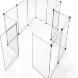Kattenren voor Binnen - 204 x 102 x 71 cm - Konijnenren - Puppyren - Knaagdierenren - Ren voor Kitten en Puppy - Verstelbaar - Op Maat te Maken