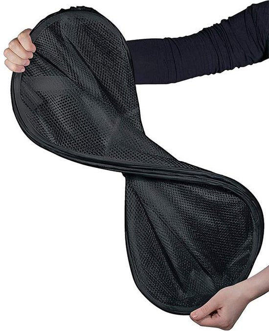 Wasmand Ruimtebesparend - Zwart - Wasmand Opvouwbaar - Opbergmand - Opbergzak - 60L - Opvouwbare Wasmand - Wasmand Zwart - Inklapbare Wasmand