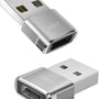 USB-C naar USB-A Adapter 2 stuks – Universele USB C naar USB A converter - Compatibel met alle USB Type C Apparaten