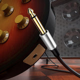 Vesfy Gitaarkabel 5 Meter - 6.3mm Jack naar 6.3mm - Instrumentkabel voor Gitaar, Bas & Keyboard