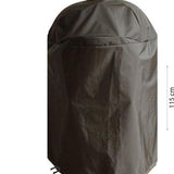 BBQ Hoes Waterafstotend en Rond - Zwart - 21 tot 25 inch - Ø98x115cm - Universeel - Geschikt voor Kamado, Big Green Egg en Grill Guru