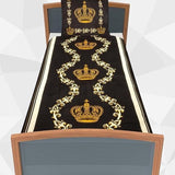 Hanse® Gouden kroon dekbedovertrek - 1 persoons - 135x200cm