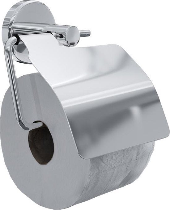 4bathroomz® Oslo toiletrolhouder met klep - WC rolhouder