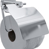 4bathroomz® Oslo toiletrolhouder met klep - WC rolhouder